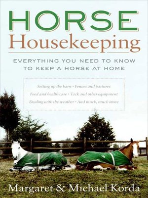 cover image of Horse Housekeeping